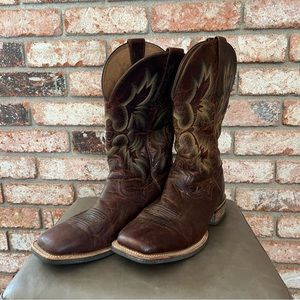 Ariat | Mens Tombstone Square Toe Cowboy Boot | Weathered Chestnut | Size 11 EE
